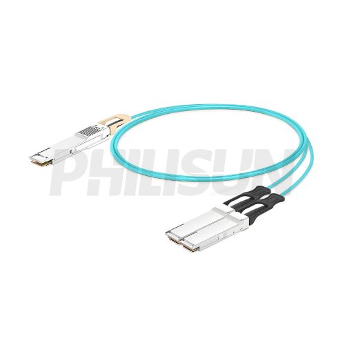 200G QSFP-DD to 2×100G QSFP28 Active Optical Cable(AOC)