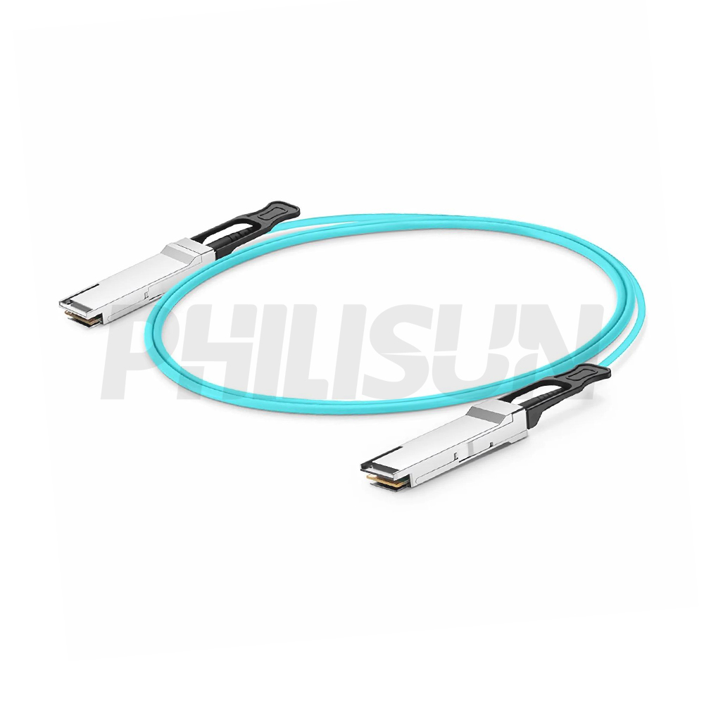 Cavo Ottico Attivo Intel QSFP28 100G – 10 Metri, Single-mode, Usato Ma In Buono Stato