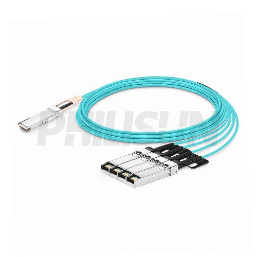 200G QSFP56 to 4×50G SFP56 Active Optical Cable(AOC)