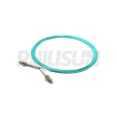 LC UPC to LC UPC Simplex OM3 Multimode Fiber Optic Patch Cable