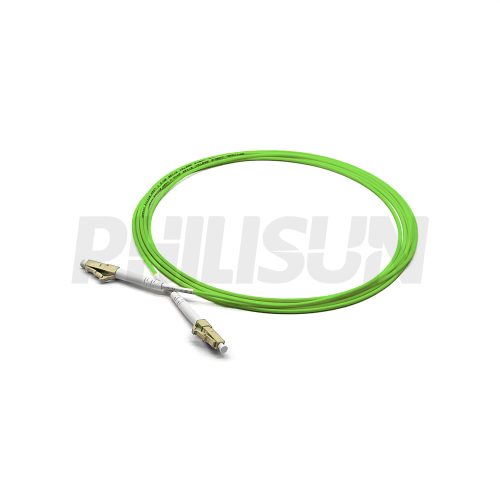 LC UPC to LC UPC Simplex OM5 Multimode Fiber Optic Patch Cable