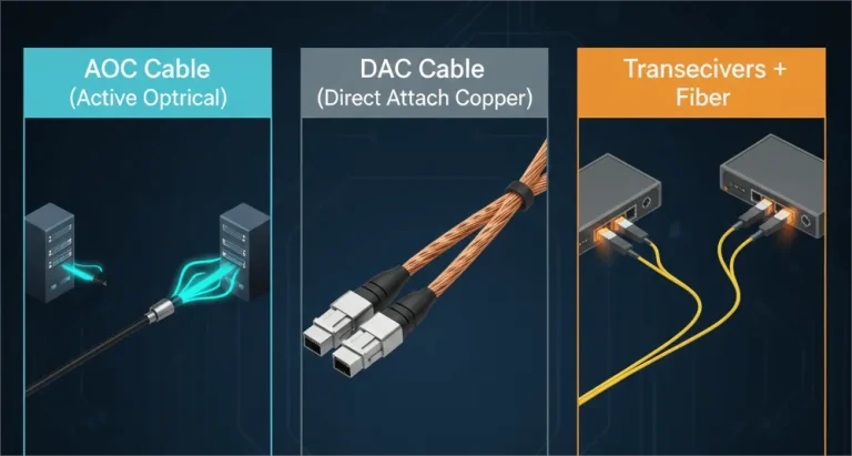 AOC Cable vs DAC Cable vs Transceivers: Best Data Center Links