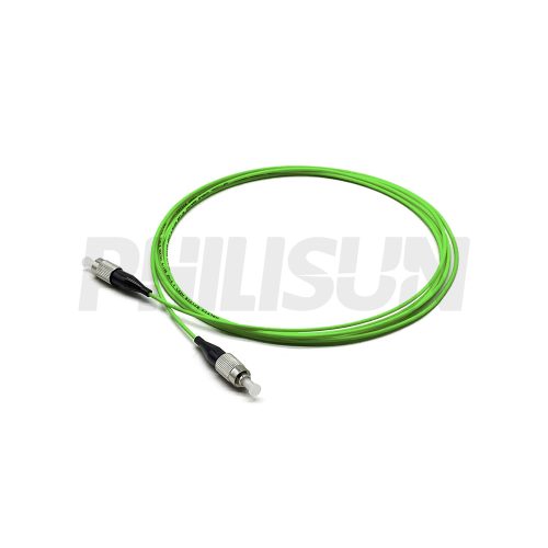 FCUPC-FCUPC OM5 SX 2.0 石灰绿 LSZH 3M-1 FC UPC to FC UPC Simplex OM5 Multimode Fiber Optic Patch Cable