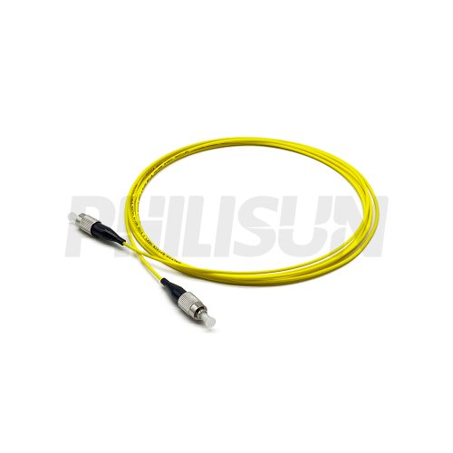 FCUPC-FCUPC SM G657A1 SX 2.0 黄色 LSZH 3M-1 FC UPC/APC to FC UPC/APC Simplex OS2 Singlemode Fiber Optic Patch Cable