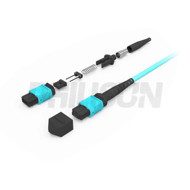 MPO-32 Trunk Cable - 32 Fiber Main Trunk Cord, Base-8, Supports OS2/OM3 ...