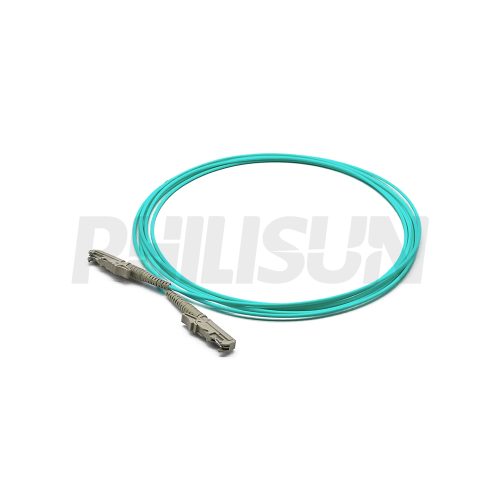 E2000 UPC to E2000 UPC Simplex OM3 Multimode Fiber Optic Patch Cable