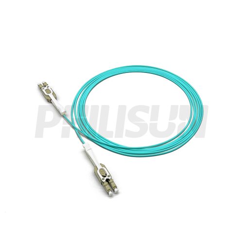 LC UPC to LC UPC Switchable Uniboot Duplex OM3 Multimode HD Fiber Optic Patch Cable