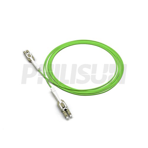 LC UPC to LC UPC Switchable Uniboot Duplex OM5 Multimode HD Fiber Optic Patch Cable