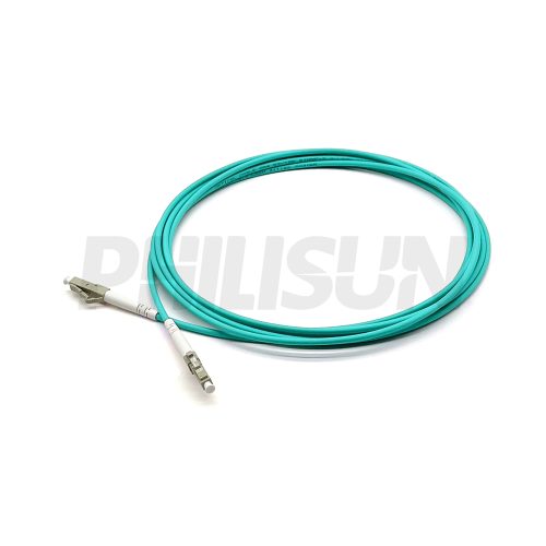 LCUPC-LCUPC OM3 SX 3.0 单铠 青绿色 LSZH 3M-1 Arnored Fiber Patch Cable, 1 Fiber, LC UPC/APC Simplex to LC UPC/APC Simplex, Singlemode/Multimode
