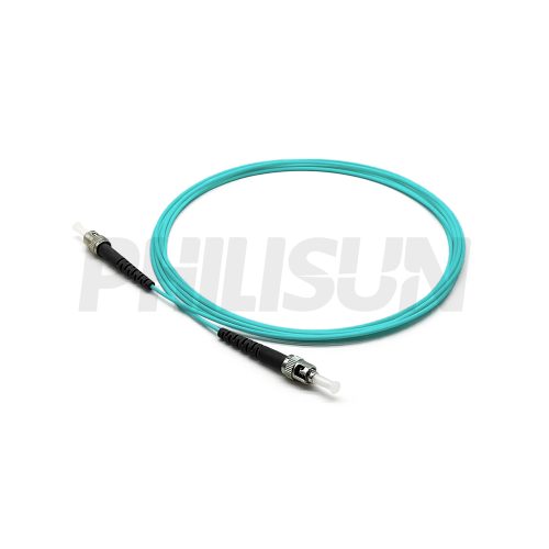 ST UPC to ST UPC Simplex OM3 Multimode Fiber Optic Patch Cable