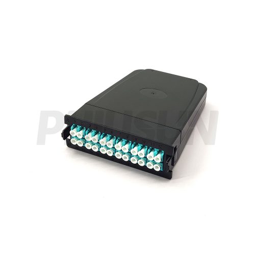MPO-24 PC/APC(Female/Male) to LC UPC/APC Duplex/Quadruplex Cassette, 24 Fibers, OS2/OM3/OM4, Type A/AF/U/UF