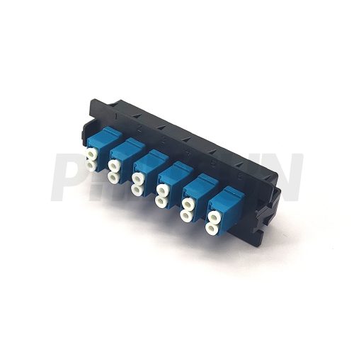 主图1 LC/SC/FC/ST Adapter Panel, 4/8 Ports, Black