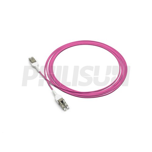 LC UPC to LC UPC Uniboot Duplex OM4 Multimode Ordinary Fiber Optic Patch Cable
