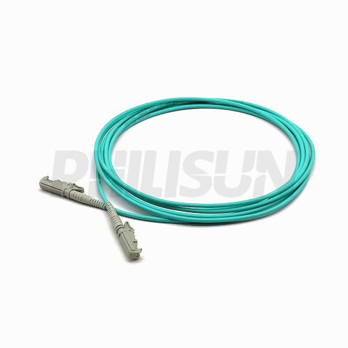 Armored Fiber Patch Cable, 1 Fiber, E2000 UPC/APC Simplex to E2000 UPC/APC Simplex, Singlemode/Multimode