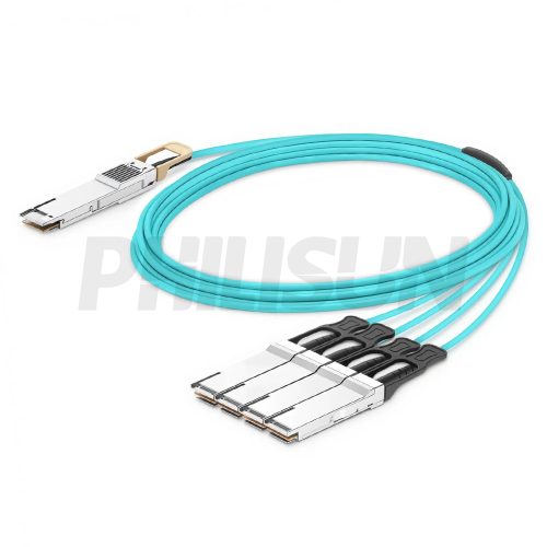 400G QSFP-DD to 4×100G QSFP56 Active Optical Cable(AOC)