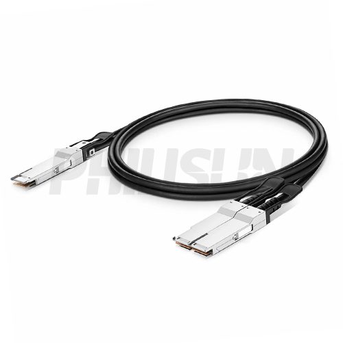 400G QSFP-DD to 2×200G QSFP56 Passive Direct Attach Copper Twinax Cable (DAC)