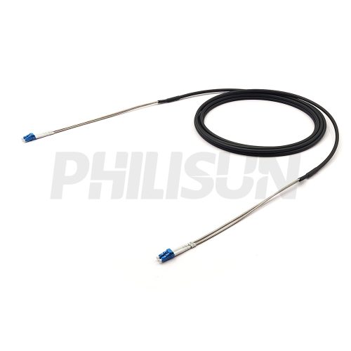 LCUPC-LCUPC SM 2芯 7.0mm 拉远跳线 5米-1 7.0mm, Customized FTTA Outdoor Fiber Patch Cable, 2 Fibers, Black