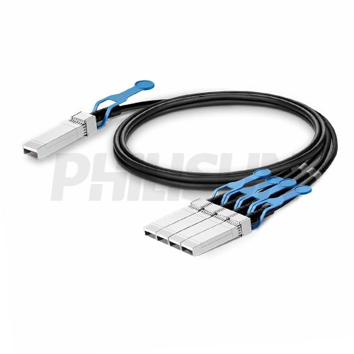 100G QSFP28 to 4×25G SFP28 Active Direct Attach Copper Twinax Cable (ACC)