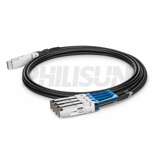 400G QSFP-DD to 4×100G QSFP56 Active Direct Attach Copper Twinax Cable (ACC)