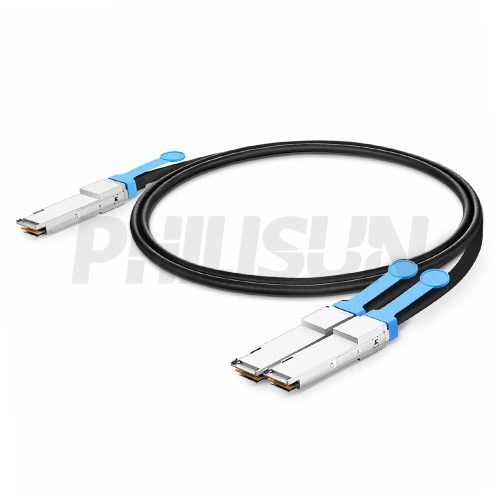 100G QSFP28 to 2×50G QSFP28 Active Direct Attach Copper Twinax Cable (ACC)