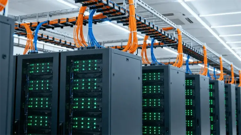 POTN network architecture with optical modules WDM and fiber cabling